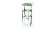 White background image of stackable plant support rings set