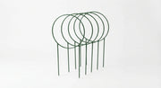 Alternate angle of stackable plant support rings set for indoor and patio plants