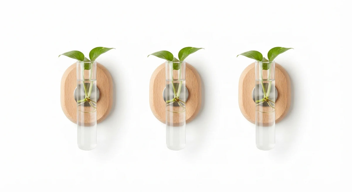 Magnetic Wall Propagation Vase Set for Plant Cuttings variant detail